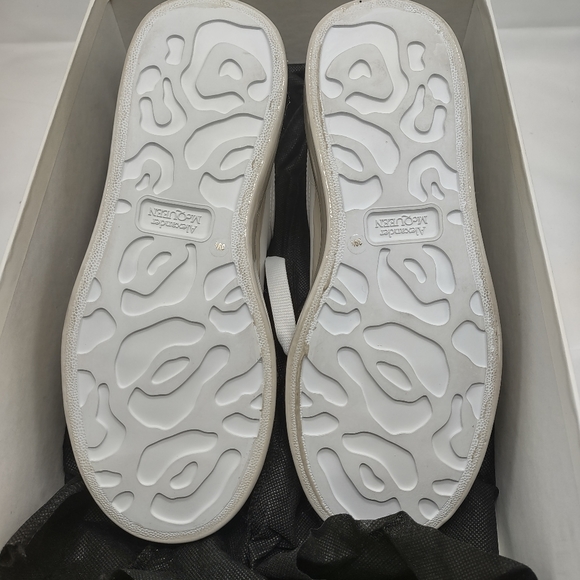COPY - Alexander McQueen Oversized White Dipped Sneakers size 39.5 (men's 6.5) - Picture 6 of 11